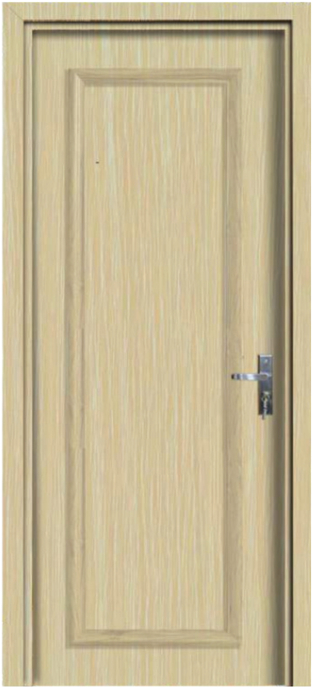 Cửa Composite Vân Gỗ Phào Chỉ Một Cánh SDC-201B