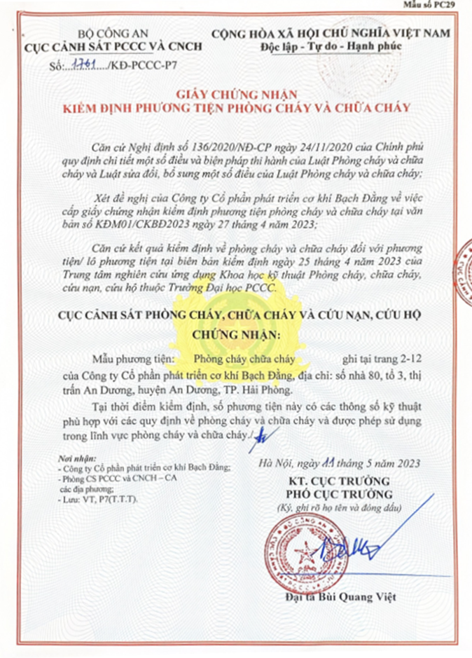 Quy định kiểm định và ghi nhãn 02