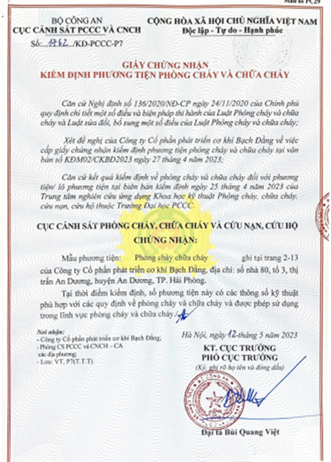 Quy định kiểm định và ghi nhãn 01